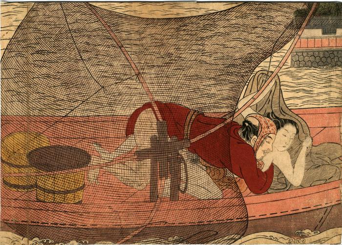 Lovers on boat