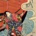 Bandō Shūka I [初代坂東しうか] as the courtesan Takao (高尾) - center panel of a triptych