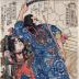 Kong Liang, the Flaming Star (Dokkasei Kōryō - 獨火星孔亮) and Song Wan, the Guardian God in the Clouds (Unrikongō Sōman - 雲里金剛宋萬), from the series <i>One Hundred and Eight Heroes of the Popular Shuihuzhuan</i> (<i>Tsūzoku Suikoden gōketsu hyakuhachinin no hitori</i> - 通俗水滸伝豪傑百八人之一個) - left panel of a diptych