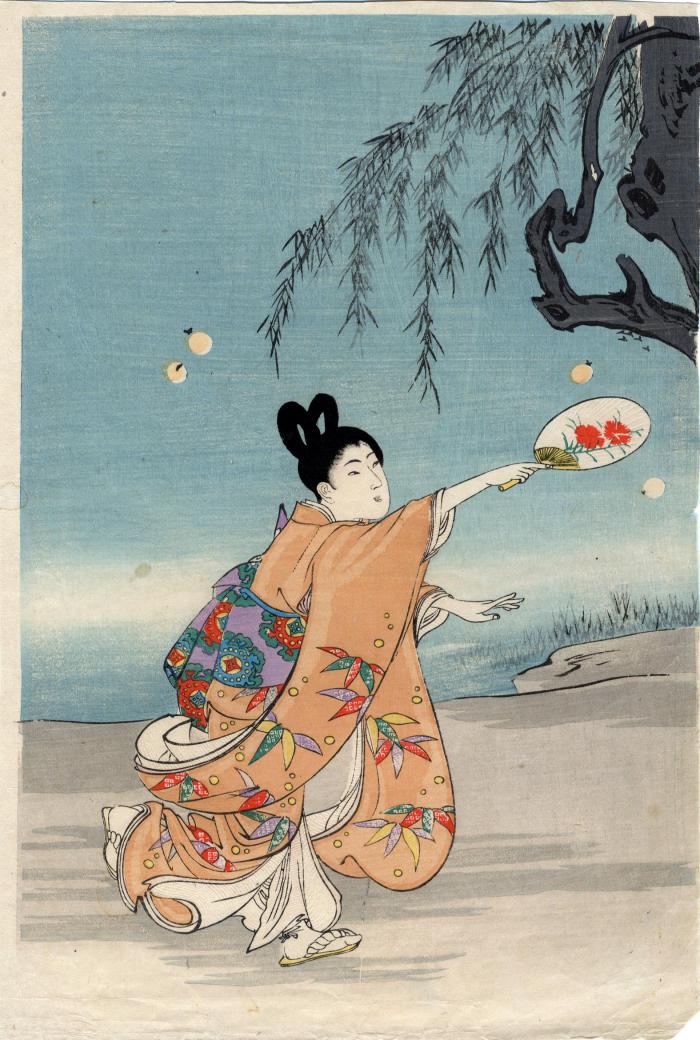 Fireflies (<i>hotaru</i> - ほたる) from the series <i>The Inner Precincts at Chiyoda</i> (<i>Chiyoda no Ōoku</i> - 千代田之大奥)