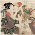 Scene from <i>Tsui no hinagata</i> ('Picture-book of Patterns of Loving Couples' - 絵本つひの雛形) - an album of 12 compositions