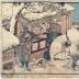 Winter shopping scene from the <i>Hokusai gafu</i> (北斎画譜)