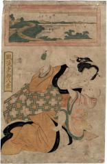 Low Tide at Susaki (<i>Susaki no shiohi</i> - 洲崎之汐干) from the series <i>Fashionable Eight Views of the Eastern Capital </i>(<i>Fūryū Tōto hakkei</i> - 風流東都八景)