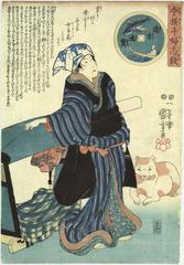 'Distant Treasure' (遠方通宝) from the series The Modern Measure of Womenʼs Desire for Money (<i>Imayō tofu shisen</i> - 今様斗婦志錢)
