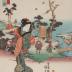 View of Shono (<i>Shono no zu</i>: 四日市之図) from the series Fifty-three Stations of the Tōkaidō Road (<i>Tōkaidō gojūsan tsugi no uchi</i>: 東海道五十三次之内)