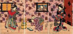 Rendition of Chapter 37 of the <i>Nise Murasaki inaka Genji</i> (偐紫田舎源氏)
