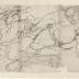 <i>The Sumō Bout at Akazawa Mountain</i> (<i>Akazawa ōzumō</i> - 赤澤山大相撲) with Kawazo Saburō Sukeyasu (河津三郎祐親) on the right and Matano Gorō Kagehisa (股野五郎景久) on the left