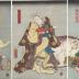 Ichikawa Danjūrō VIII as Itō Sōta (伊東壮太) - this is the right-hand panel of a triptych - from the play <i>Hanano Saga Nekomata Hanashi</i> [花野嵯峨猫魔縞]
