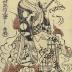 Young man, as the <i>bodhisattva</i> of wisdom, Monju [文殊], sitting astride his vehicle, a lion