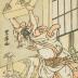 Satō Shirō Tadanobu (佐藤四郎忠信) brandishing a <i>go</i> board [<i>Goban Tadanobu</i> - 碁盤忠信]