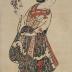 Pentaptych: <i>bijin</i> holding puppets of actors as <i>otokodate</i> - from the left - Bandō Mitsugorō III (坂東三津五郎) as An no Heibei (安ノ平兵衛), Onoe Kikugorō III (尾上菊五郎) as Gokuin Sen'emon (極印千右衞門), Matsumoto Kōshirō V (松本幸四郎) as Kaminari Shōkurō (雷庄九郎), Seki Sanjūrō II (関三十郎) as Hotei Ichiemon (布袋市右衛門) and Ichikawa Danjūrō VII (市川團十郎) as Karigane Bunshichi (雁金文七) - from the series 'Five Chivalrous Men as Puppets' (<i>Mitate ningyō gonin otoko</i> - 見立人形五人男)