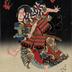 Nakamura Shikan II as the fox Genkurō impersonating Satō Tadanobu in the play <i>Hanayagura hitome senbon</i>  (花櫓詠吉野 - 'One Thousand Fragrances in the Flower Tower'}  