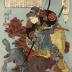 No. 2, Tametomo and the wolf pups  from the series <i>Ten Admirable Deeds of Tametomo</i> (<i>Tametomo homare no jikketsu</i> - 為朝譽十傑)