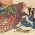 Lovers enjoying the evening cool [のうりょうのだんじょ] from the series 'Secret Conversations with Courtesans' (<i>Keisei higo</i> - 契情秘語)