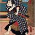 Arashi Rikan III (嵐璃寛) as Hanaregoma no Chōkichi (放駒乃長吉) - right panel of a triptych 