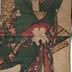 A beautiful woman buffeted by the wind