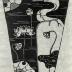 Irises stencil print from a set of 12 entitled 'Egoyomi Calendar Pictures' (絵暦拾弐帖)
