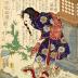 Mitsuhide's daughter, Morihime (<i>Mitsuhide musume Morihime</i> - 光秀娘盛姫) - number 16 (十六) from the series <i>Taiheiki Supplements</i> (太平記拾遺)