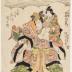 Ichikawa Monnosuke III (市川門之助) in the role of the <i>menoto</i> Jiko? (めのとじこ?) probably from the play <i>Gion Sairei Shinkouki</i> (祇園祭礼信仰記) 
