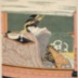 Riding in a covered pleasure boat on the First Day of the Cock (<i>Hatsutori no yanebune</i> - 初酉の屋根ふね) - from the series 浮世三奥