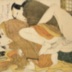Meiji period <i>shunga</i> after Utamaro - Pulling Komachi, no.5