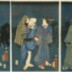 Center panel of a triptych of <i>The Flowers of Edo</i>