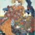 Oiran accompanied by her two kamuro