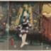 An Old Picture of an Up-to-Date Teruuji at the Old Temple (<i>Imayō Teruuji kodera no kozu</i> - 今様輝氏古寺之古図) - a Rustic Genji theme 
