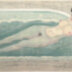 Woman soaking in a bath - The Bather (浴婦)