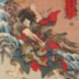 Xuān Zān (Ch. 宣贊), the Ugly Son-in-Law (Shūgunba Sensan - 醜郡馬宣贊) from the series <i>One Hundred and Eight Heroes of the Popular Shuihuzhuan</i>  (<i>Tsūzoku Suikoden gōketsu hyakuhachinin no hitori</i> - 通俗水滸傳濠傑百八人一個)
