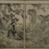 'Birds of Sorrow' (<i>Utō): Tarō Yoshikado</i> (太郎良門) in the ruins of a Taira palace; Princess Takiyasha (滝夜叉), Yoshikado's sister, is on the right - on the left are the spirits of Yasukata (安方) and his wife transformed into birds