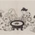 <i>Kakemono</i> of the courtesan Takao of the Miuraya reading a love letter (?)