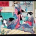 The Upstairs Parlor of a Brothel (<i>Nikai zashiki no zu</i> - 二かい座敷の図) from the series <i>Modern Select Dolls</i> (<i>Tōsei mitate ningyō no uchi</i> - 當盛見立人形之内)