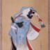 Arashi Rikan II (嵐璃寛) as Osome (お染) on the right and Ichikawa Danzō V as Hisamatsu (久松) on the left in the play <i>Somemoyo Imose no Kadomatsu</i> [染模様妹背門松]