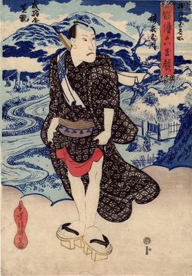 Nakamura Shikan II as Narikomaya in the series 'Actors with Six Jewel Faces' (<i>Haiyū mutama-gao</i> - 俳優六玉顔)