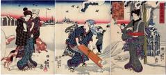 Winter (<i>Fuyu</i> - 冬), from the series Pleasures of Women at the Height of the Four Seasons (<i>Shiki no kokoro onna asobi</i> - 四季心女遊)
