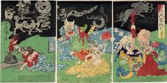 Buffoonery on a Hundred Stories (<i>Dōke hyaku monogatari</i> - 道化百物かたり) 