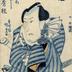 Bandō Mitsugorō IV (坂東三津五郎) as Gokuin Sen'emon (極印せん右衛門), No. 4 (四) from the series<i> Five Manly Men of the Present Day</i> (Tōsei gonin otoko - 当世五人男)