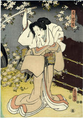 Sawamura Chōjūrō V (五代目沢村長十郎) as Tsubone Iwafuji (局岩藤) from the play <i>Sumidagawa Tsui no Kaga-mon</i> (隅田川対高賀紋)