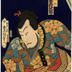 Bandō Hikosaburō V (坂東彦三郎) as Kanki (かんき) in <i>Kokusenya Kassen</i> (国性爺合戦) - right panel of three