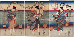 <i>Plover Jewel River in Mutsu Province</i> (<i>Mutsu no kuni Chidori no Tamagawa</i> - 陸奥国千鳥のたま河)