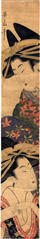 <i>Hashira-e</i> of two elegant courtesans