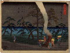 No. 29 (廿九 - nijūkyū) - Hamamatsu (浜松) from the Tōkaidō (東海道) series - The Fifty-three Stations (<i>Gojūsan tsugi no uchi</i> - 五十三次之内) 